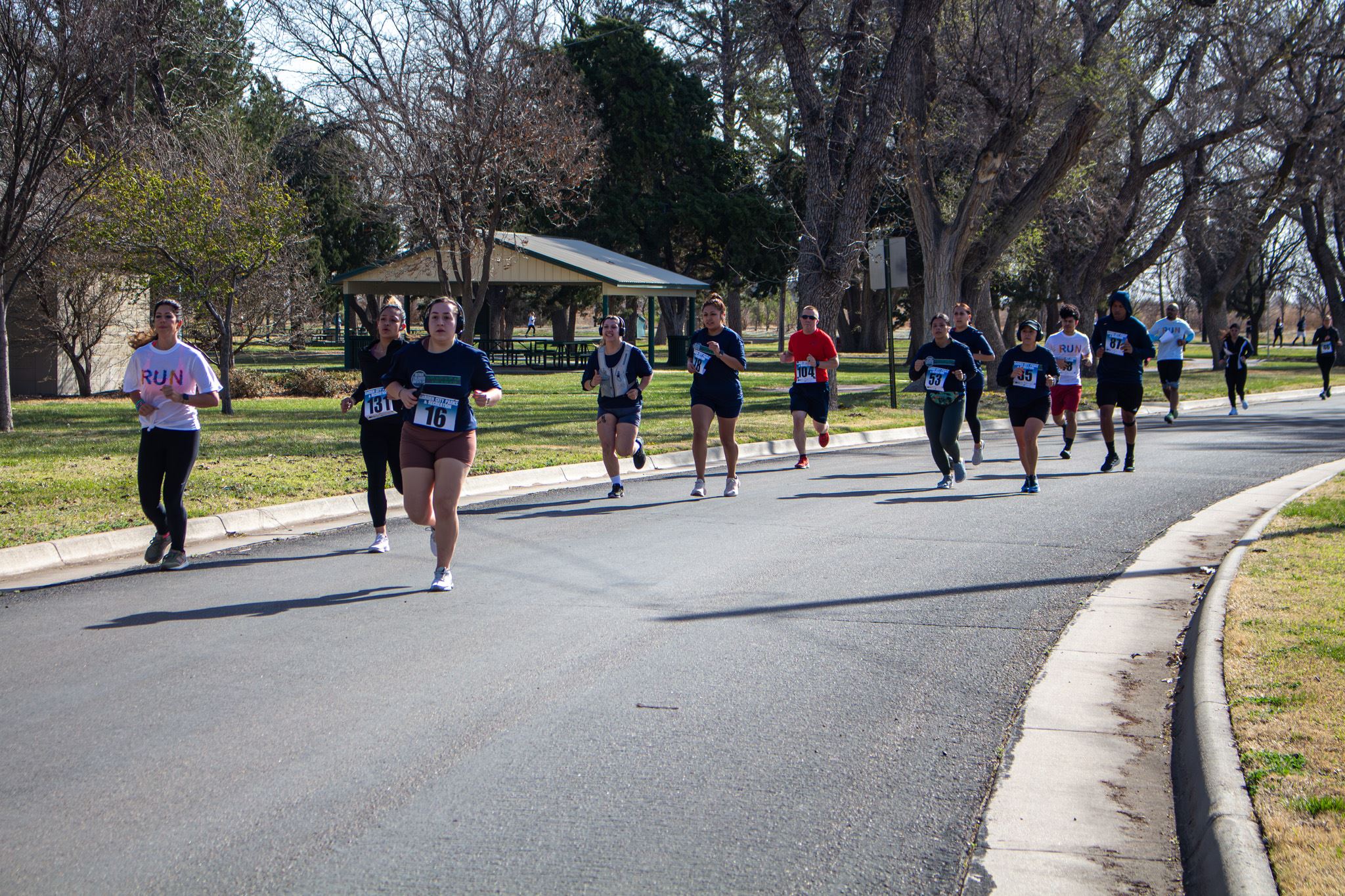 People running the 5k